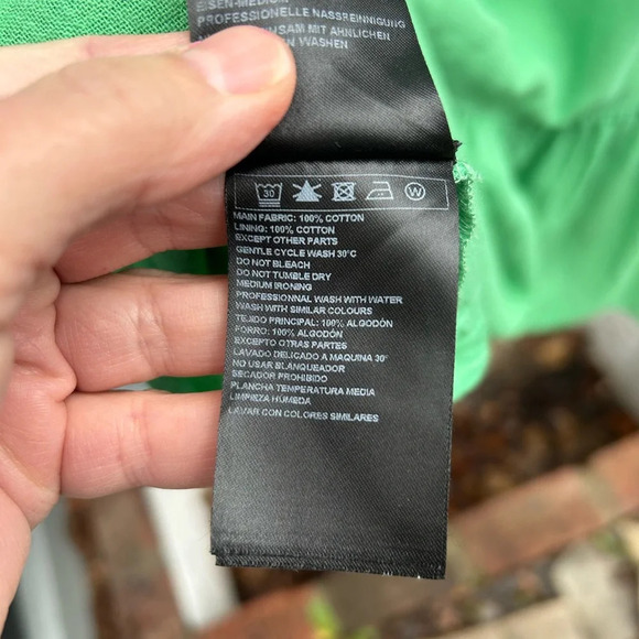 BA&SH Joyce Ruffled Cotton Midi Dress, size M - Picture 16 of 16